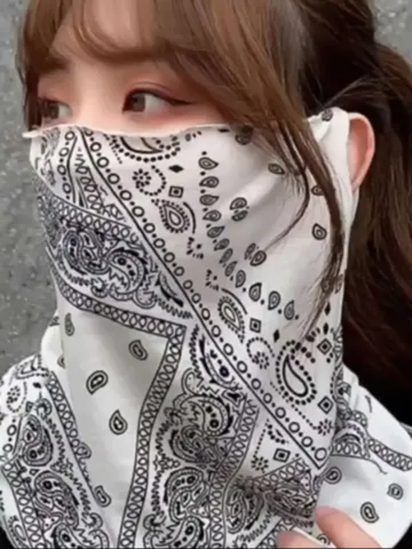 冰丝防晒面罩 夏日防晒的平价实用之选